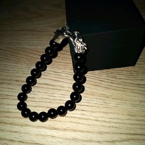 Dragon Wristband, black rocks.